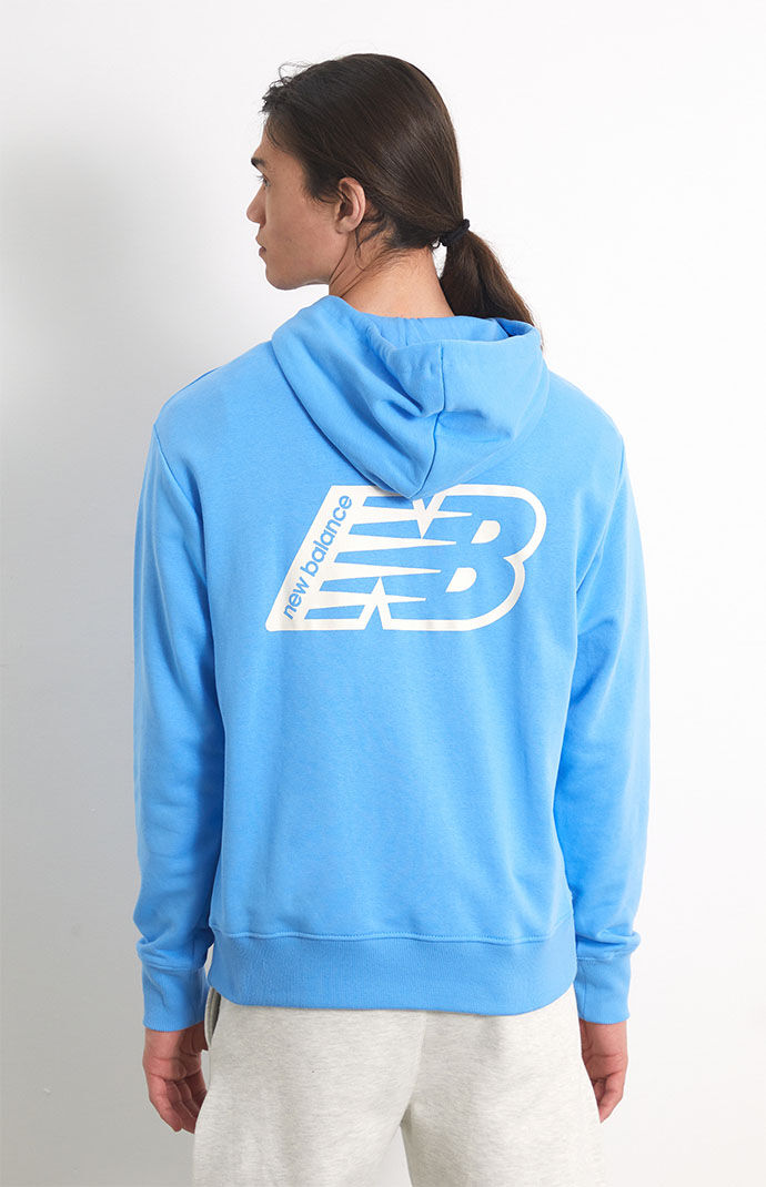 New balance blue hoodie online