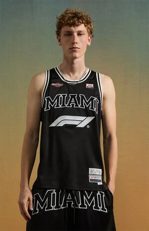 x Pacsun Miami Basketball Jersey image number 1