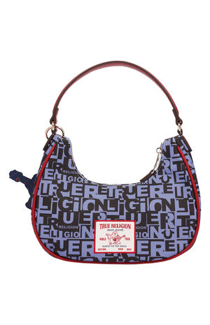 Graphic Horseshoe Hobo Bag image number 4