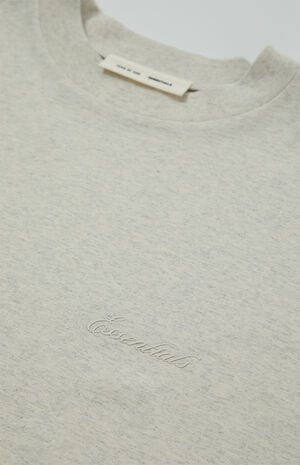 Heather Oatmeal Classic Short Sleeve T-Shirt image number 6