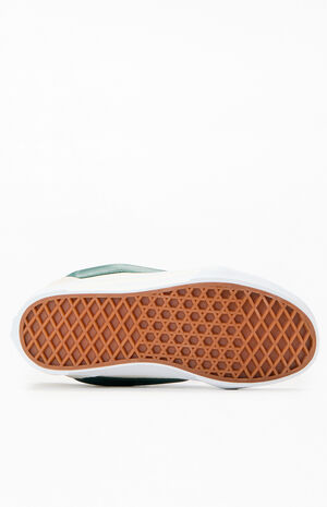 Kids Off White & Green Knu Skool Shoes image number 4