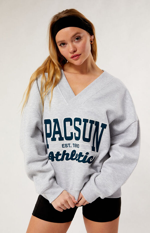 V Neck Sweatshirt Pacific Sunwear Sweatshirt Champion Sweatshirt