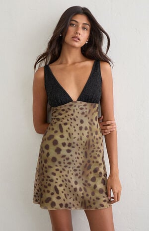 Aemma Leopard Mini Dress image number 1