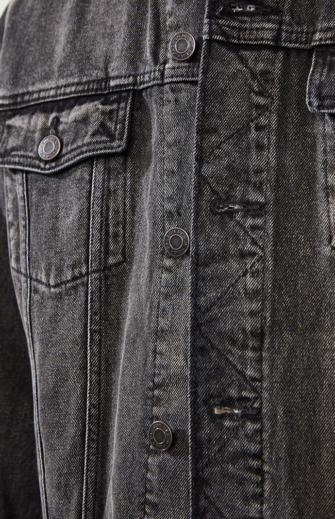 Black Classic Fit Denim Jacket