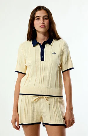 Cable Knit Cali Polo Shirt image number 1
