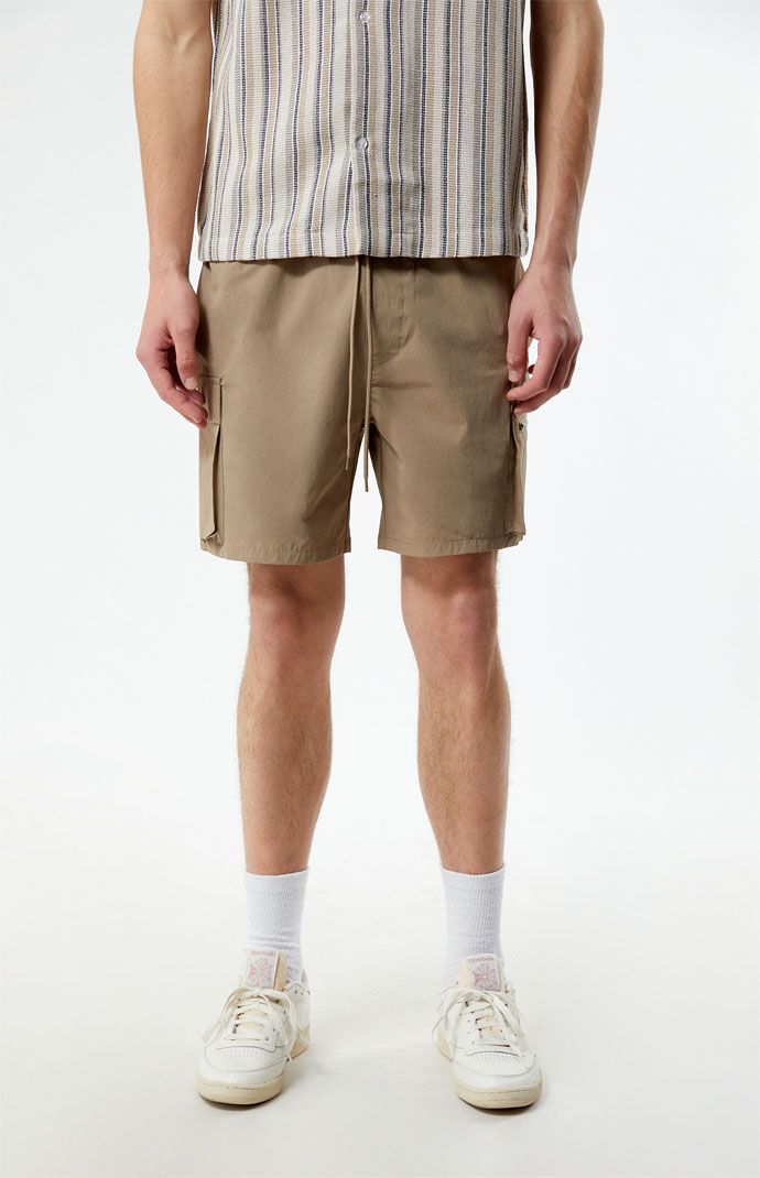 PacSun Brown Stretch Cargo Shorts PacSun