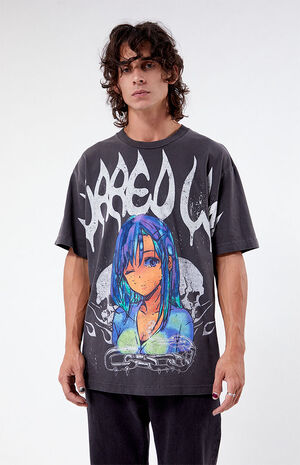 Blurred Line Oversized T-Shirt image number 1