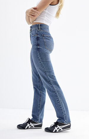 Dark Indigo Dad Jeans image number 3