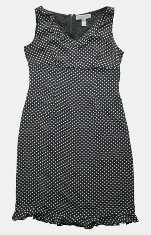2000s Polka Dot Midi V-Neck Dress image number 1