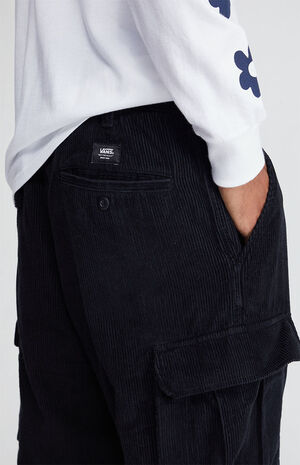 Corduroy Loose Tapered Cargo Pants image number 2