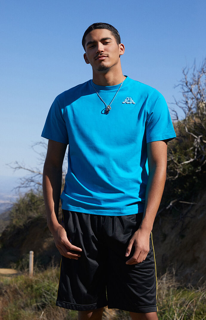 Blue Logo Caferok T-Shirt