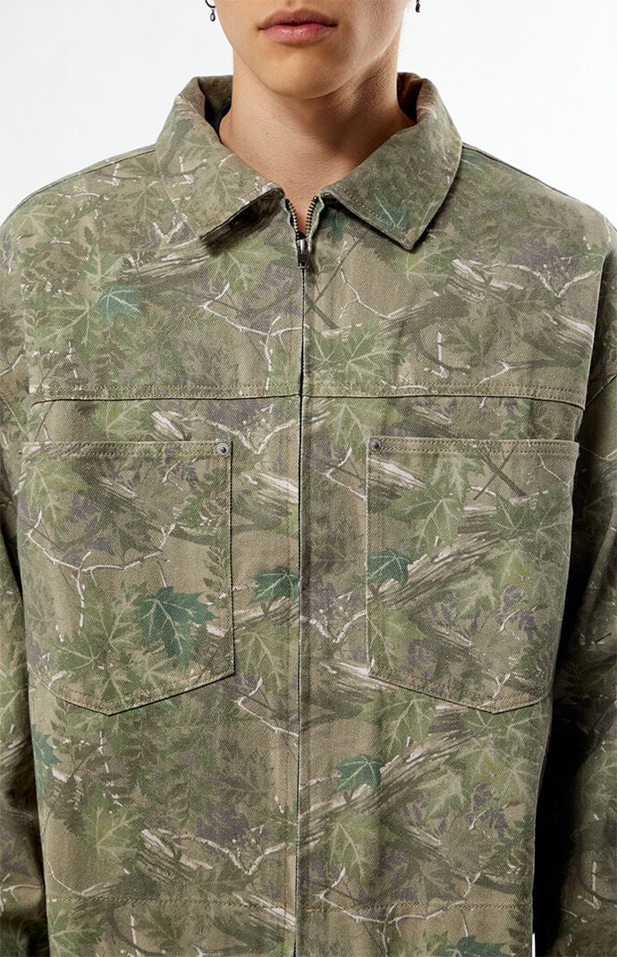 Pacsun Camo Billie Gas Jacket