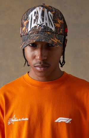 x Pacsun United States Grand Prix 2025 Austin Texas Camo Trucker Hat image number 1