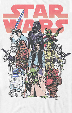 Star Wars Vintage Group T-Shirt image number 2