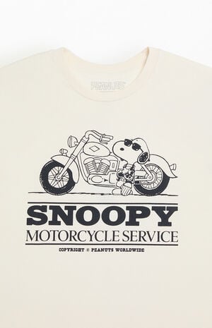 Peanuts Snoopy Motorcycle T-Shirt image number 2