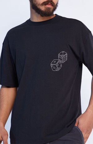 Boxy Fit Stitched T-Shirt image number 3