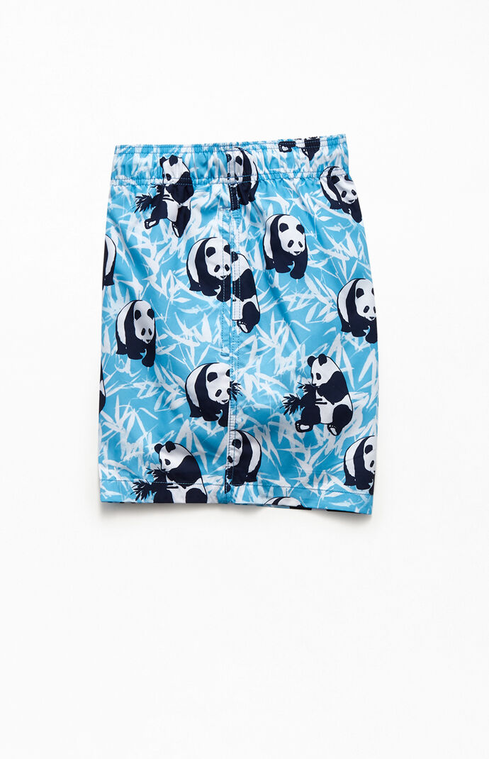Panda 17" Swim Trunks