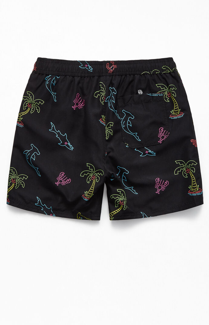 Lights Out 17" Swim Trunks