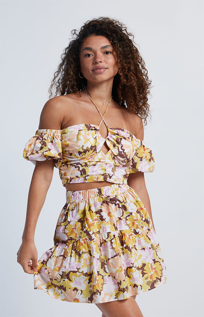 MINKPINK Zoey Tiered Mini Skirt PacSun