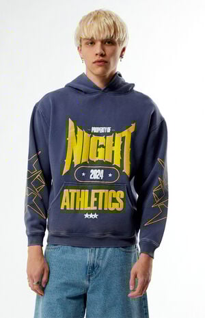 Blue Washed Gym Hoodie