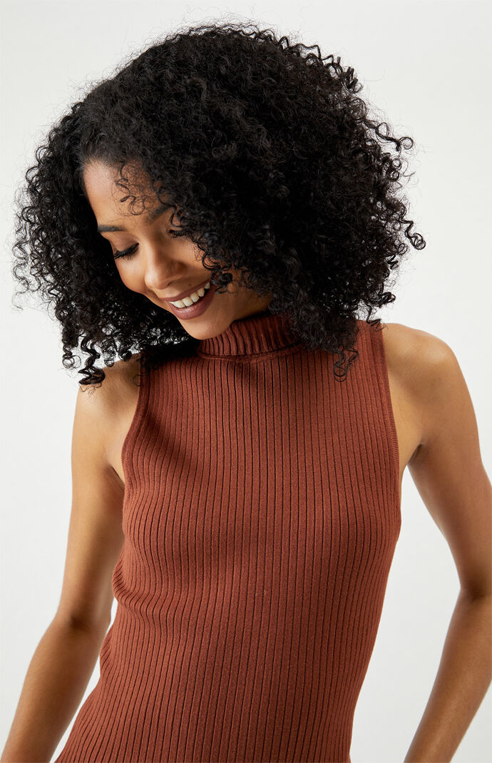 Turtleneck Knit Top