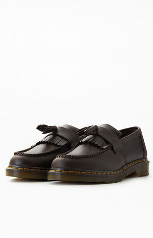 Adrian Crazy Horse Leather Tassel Loafers image number 2