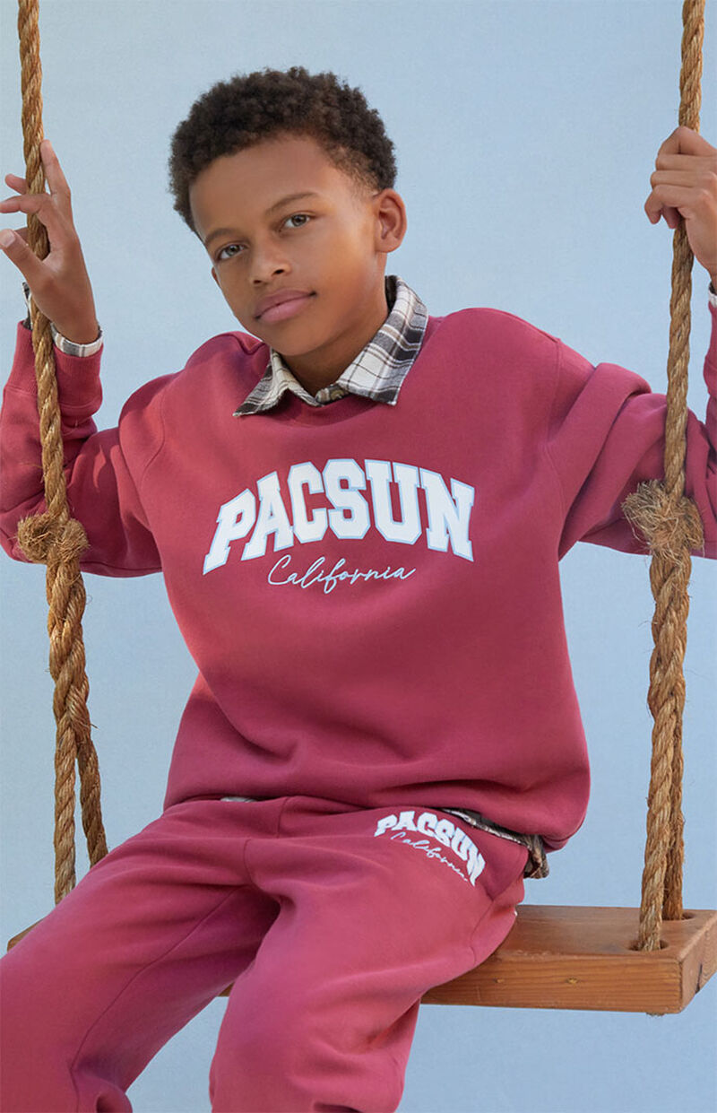 PacSun Kids Logo Woven Patch Sweatshirt PacSun