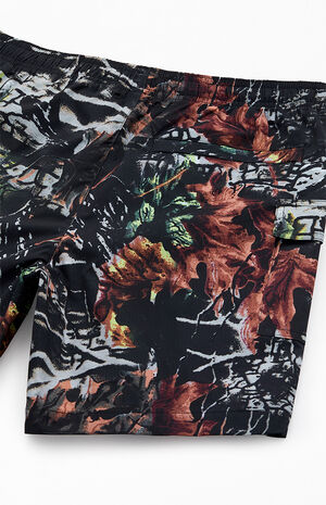 Leaf Camo Cargo 6.5" Swim Trunks image number 4