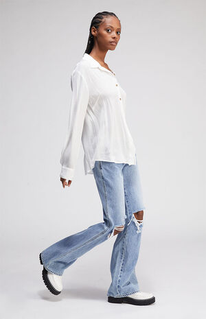 Off Duty Layering Button Down Shirt image number 4