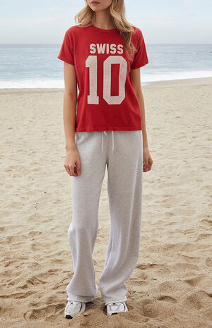 Red Chloe Swiss 10 T-Shirt image number 4