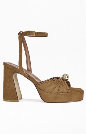 Women's Cael Brown Block Sandals image number 1