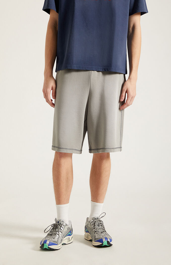 Pacsun Gray Fleece Baggy Sweat Shorts | Pacsun