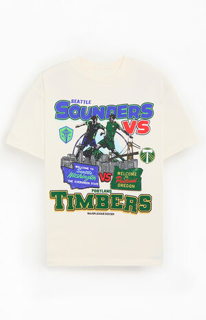 Seattle Sounders Vs Portland Timbers T-Shirt image number 1