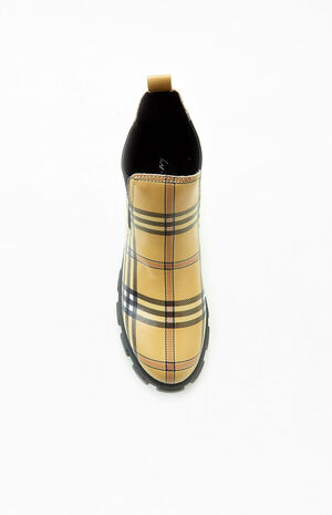 Women's Brown Plaid Darielle Boots image number 5