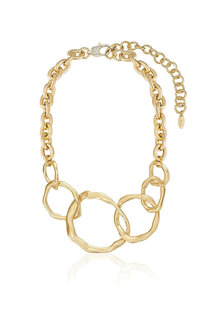 Ettika Interlocking Chain Necklace