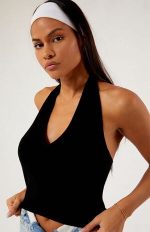 Selene Knit Halter Top image number 4