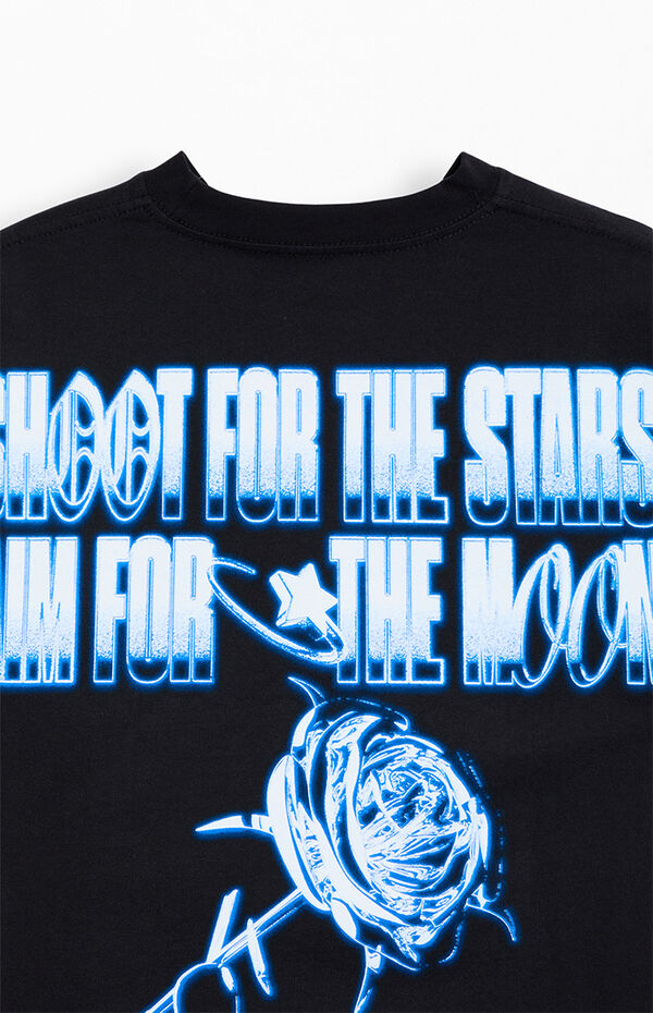 T-shirt Gio-Goi étoile Brodée – Streetwear Bleu – Taille XXL Homme