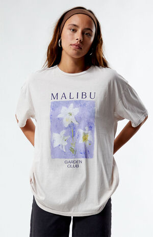 Malibu Garden Club Oversized T-Shirt image number 1