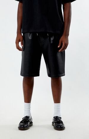 x PacSun Faux Leather Shorts image number 2