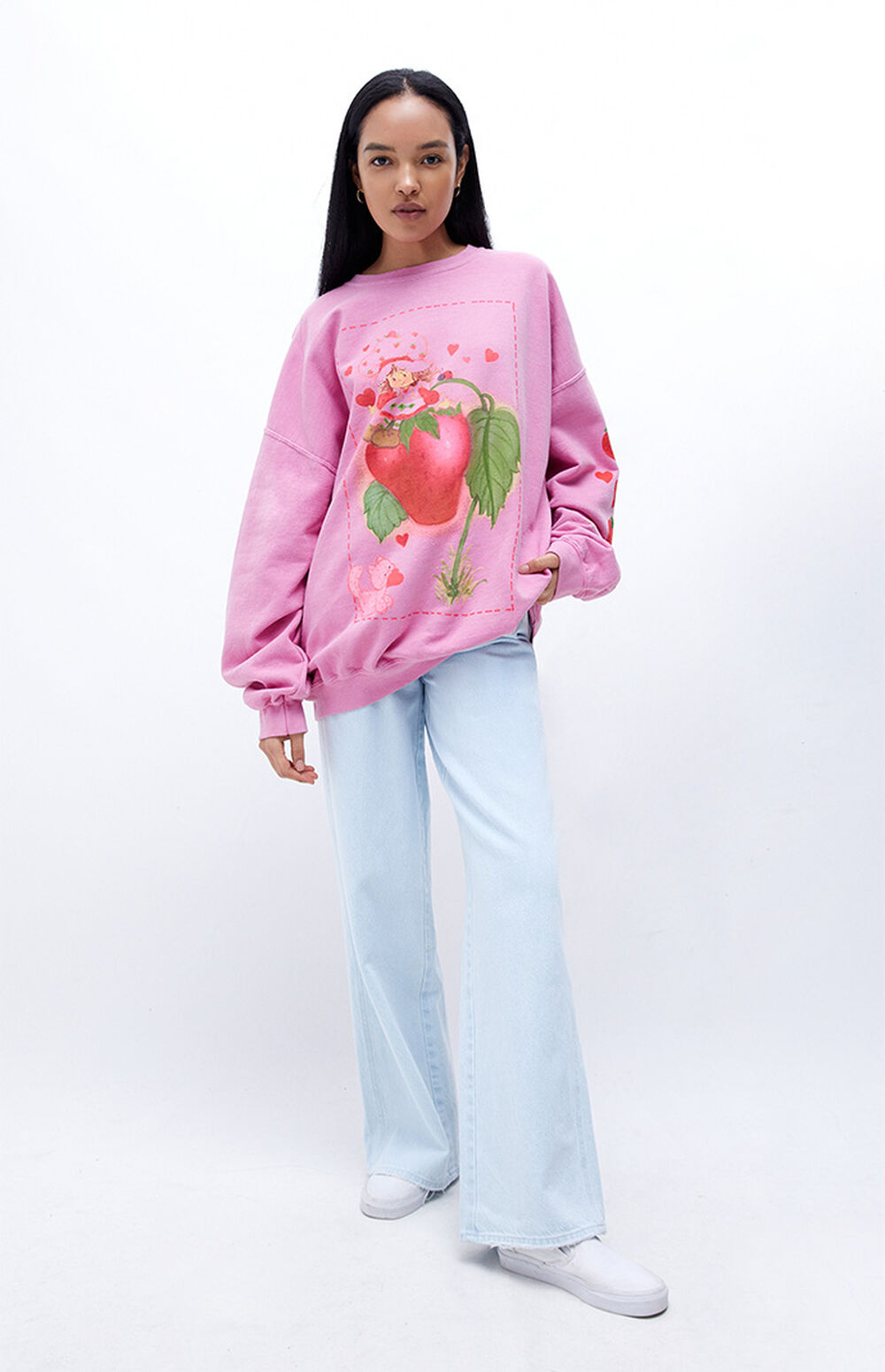 Strawberry Shortcake Love & Berries Oversized Sweatshirt | PacSun