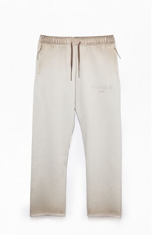 Vintage Khaki Heavyweight Fleece Baggy Sweatpants image number 1