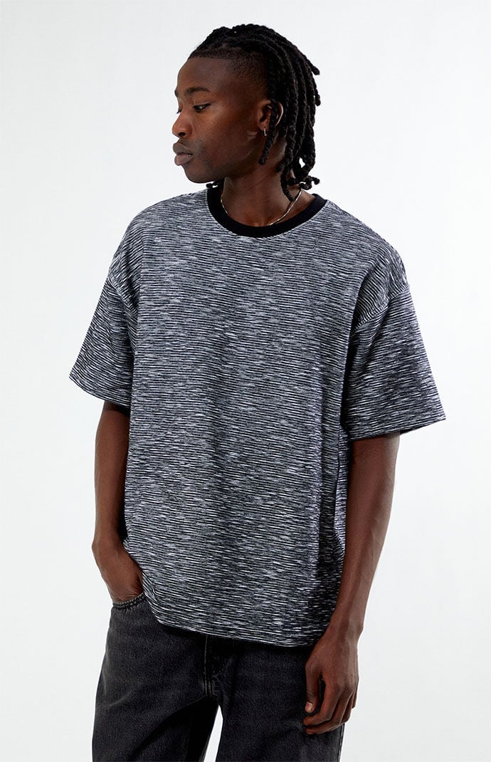 Pacsun black and white striped online pants