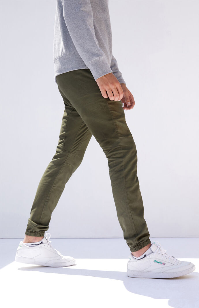 skinny fleece jogger pants