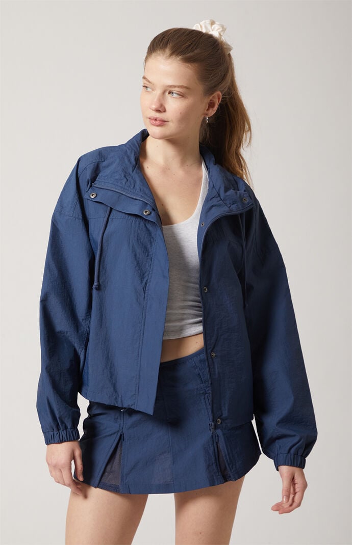 PAC 1980 Active Haven Crinkle Poplin Track Jacket