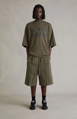 Moss Relaxed Drawstring Shorts image number 1