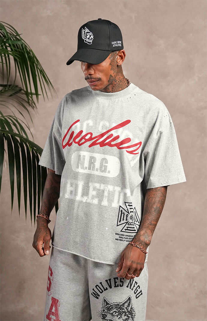 DARC SPORT ATHLETICS N.R.G. Grunge Oversized T-Shirt | Pacsun