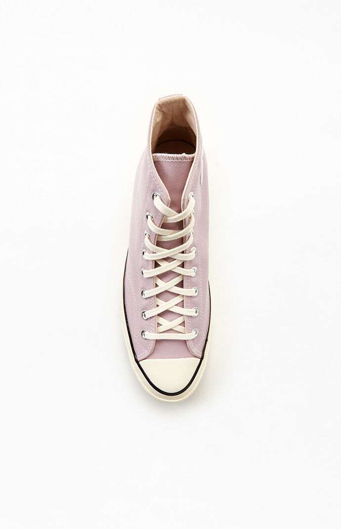 Light pink converse hot sale high top