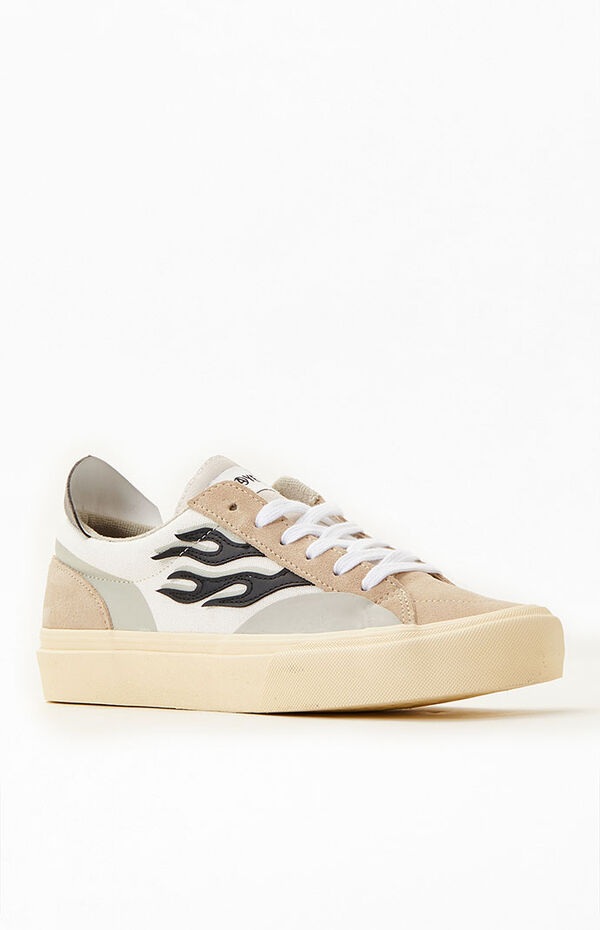 Straye Logan Bone Flame Suede Shoes PacSun