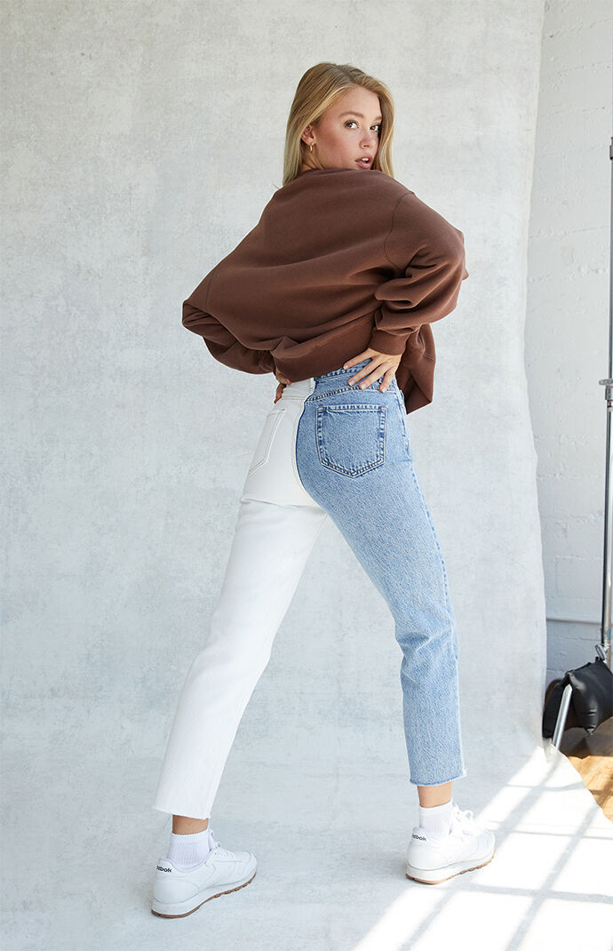 Pacsun two tone jeans sales