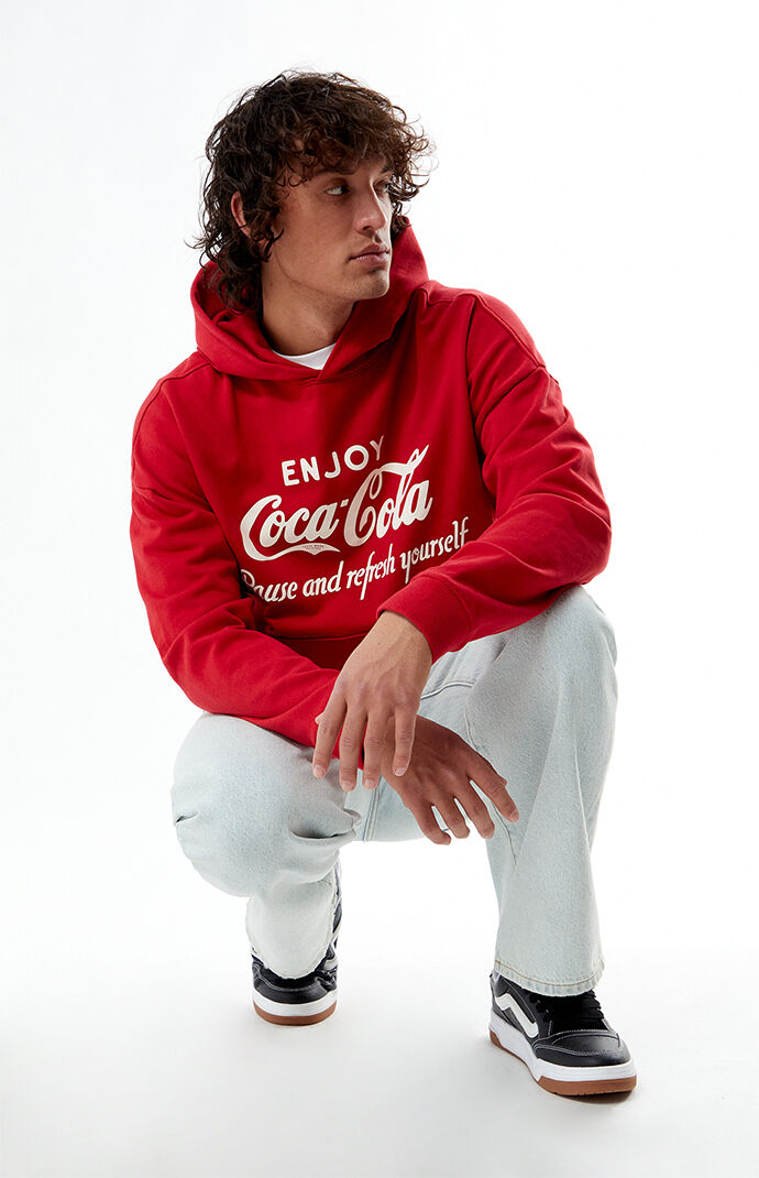 Coca cola hoodie pacsun hotsell